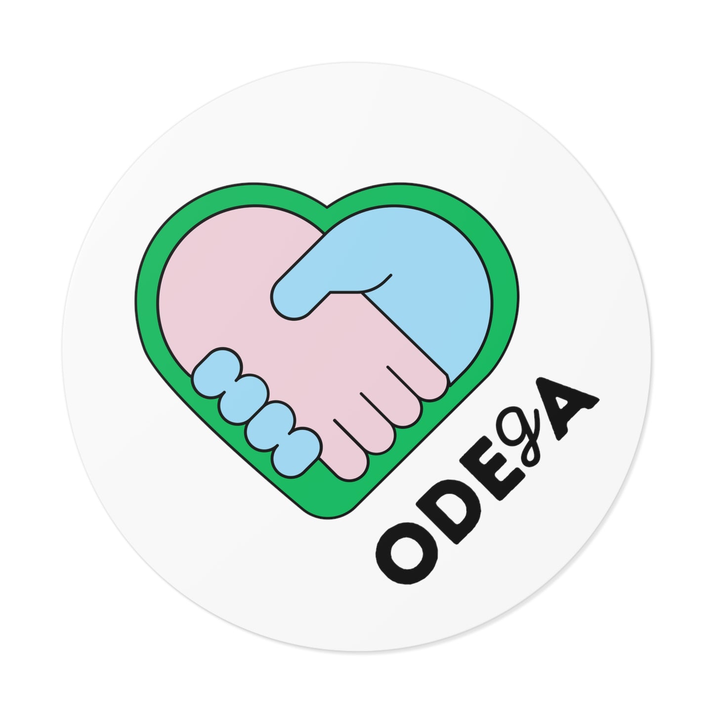 Round Vinyl Stickers - ODEgA