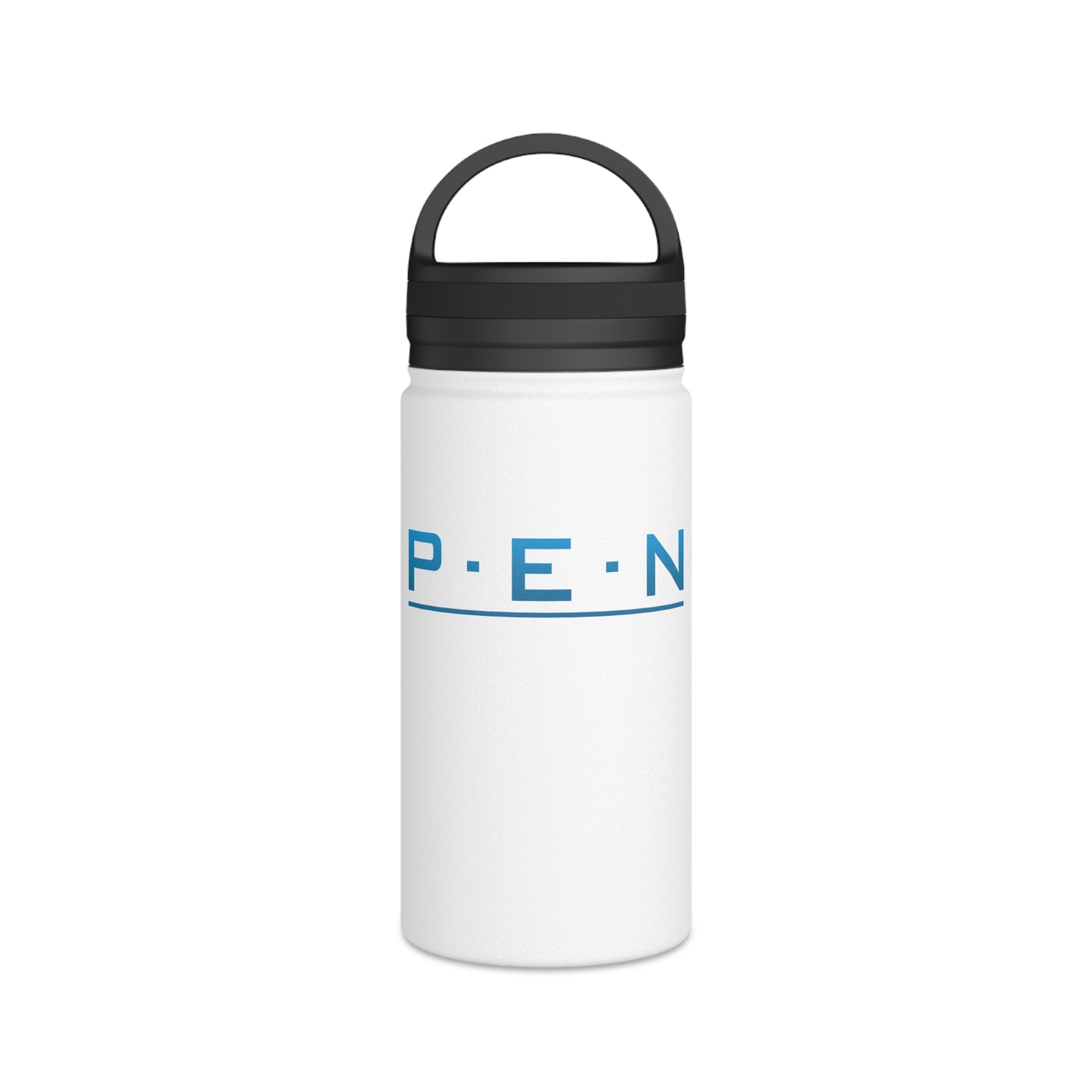 Stainless Steel Water Bottle, Handle Lid - Pen
