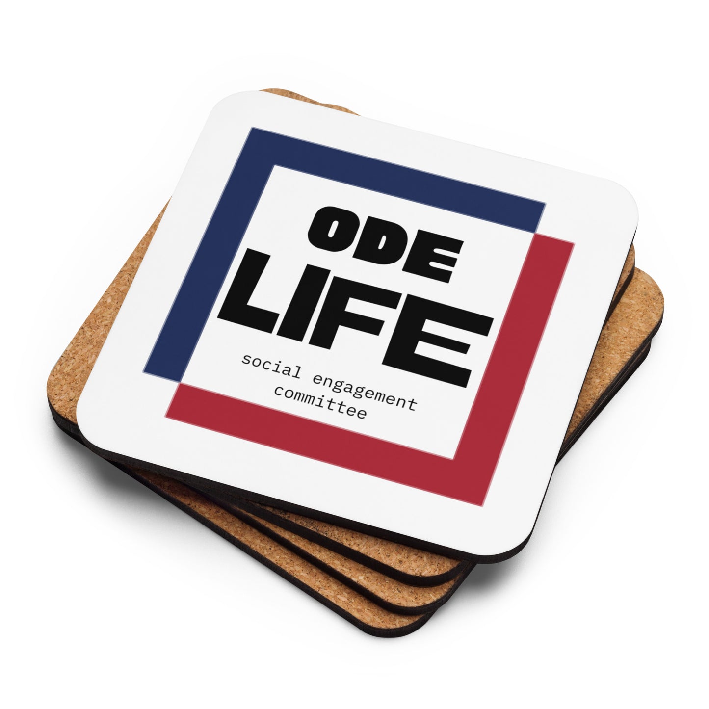 Cork-back coaster - ODE Life