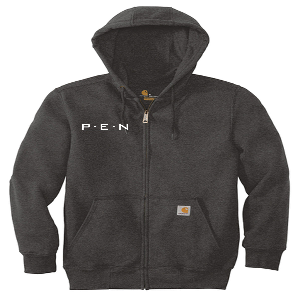 Carhartt ® Rain Defender ® Paxton Heavyweight Hooded Zip-Front Sweatshirt - PEN