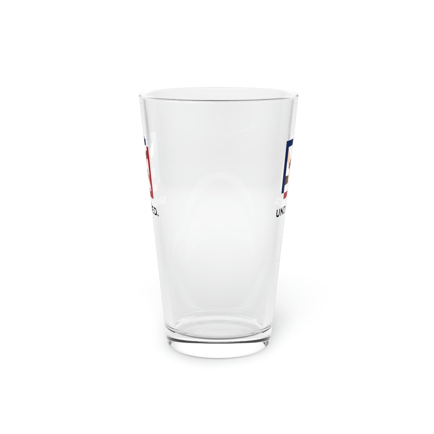 Pint Glass, 16oz - Undivided