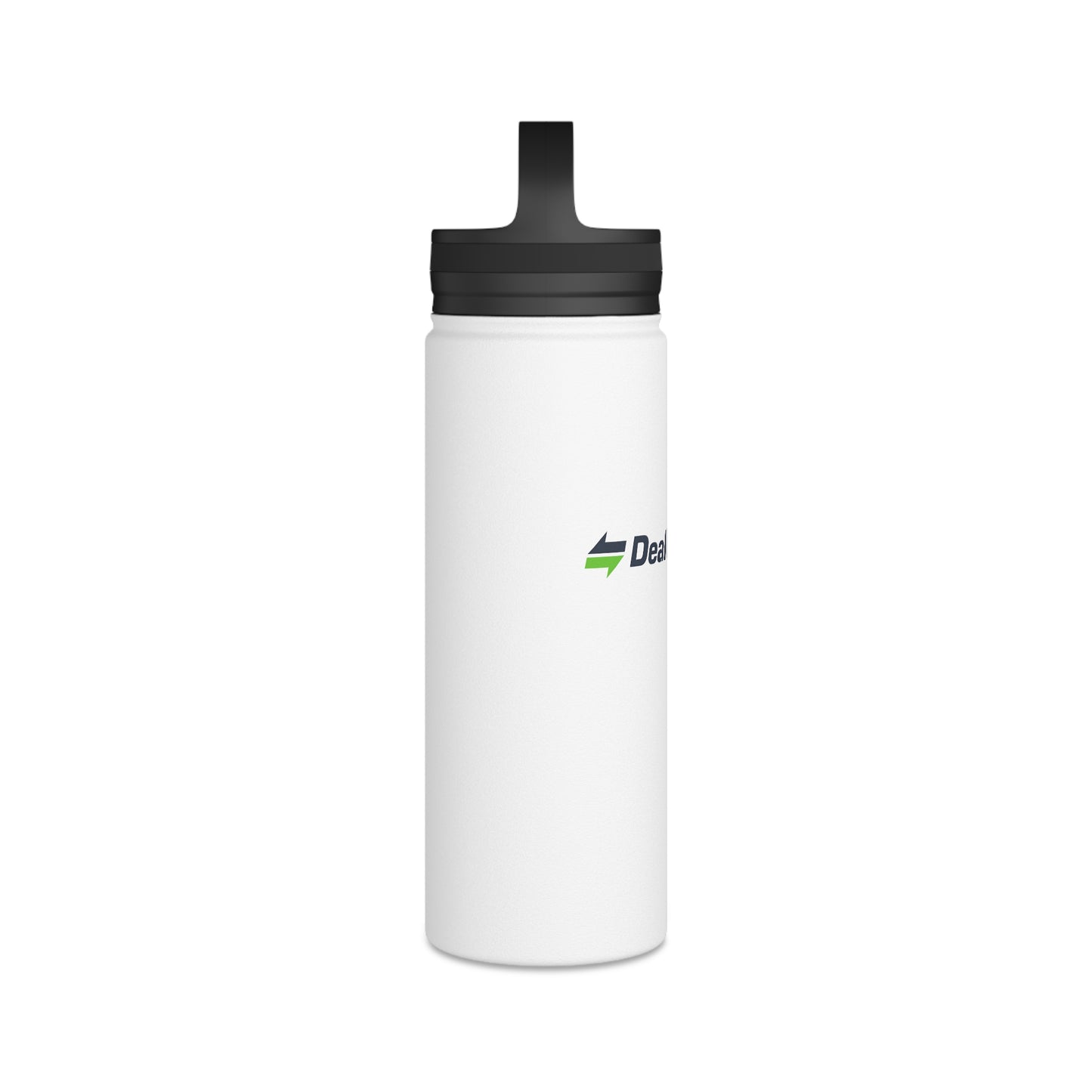 Stainless Steel Water Bottle, Handle Lid - Deal Exchange