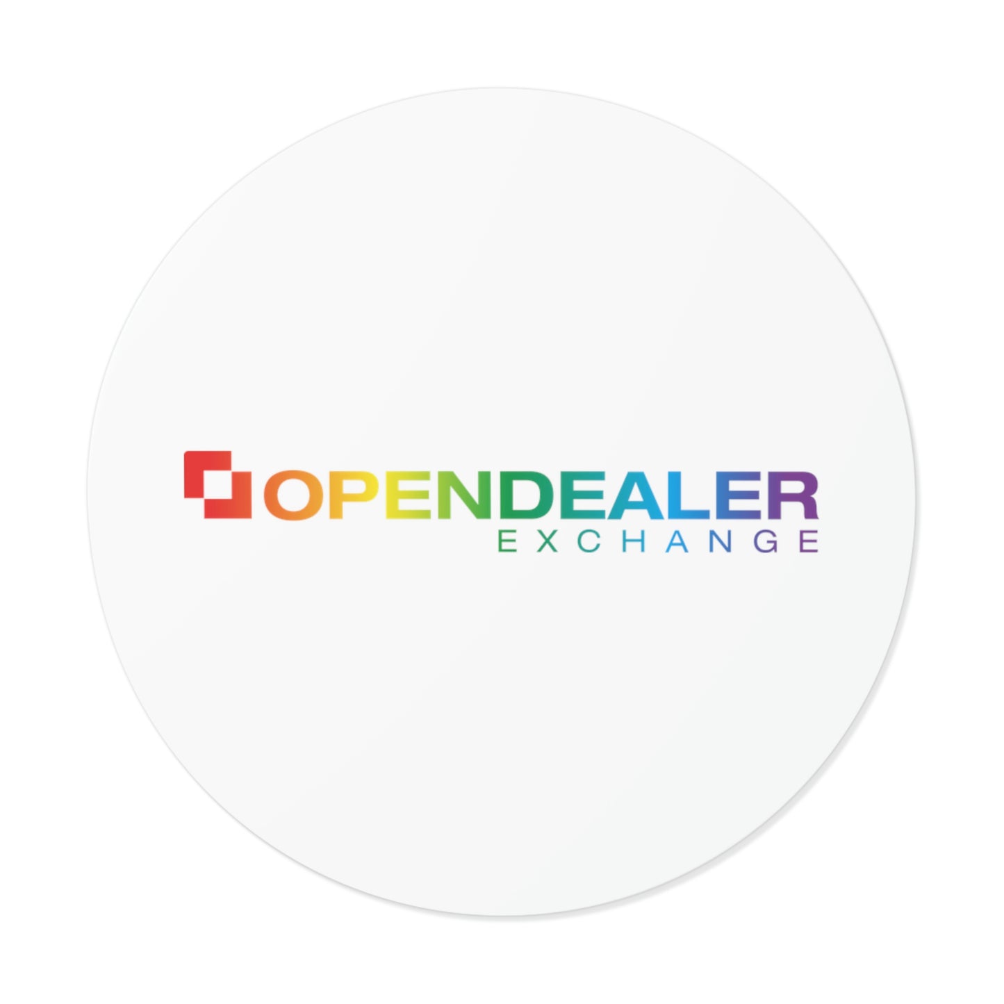 Round Vinyl Stickers - Pride