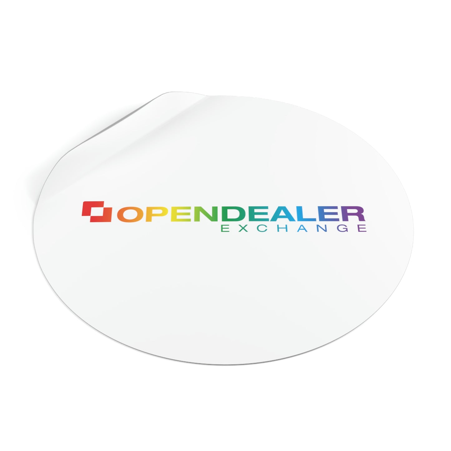 Round Vinyl Stickers - Pride