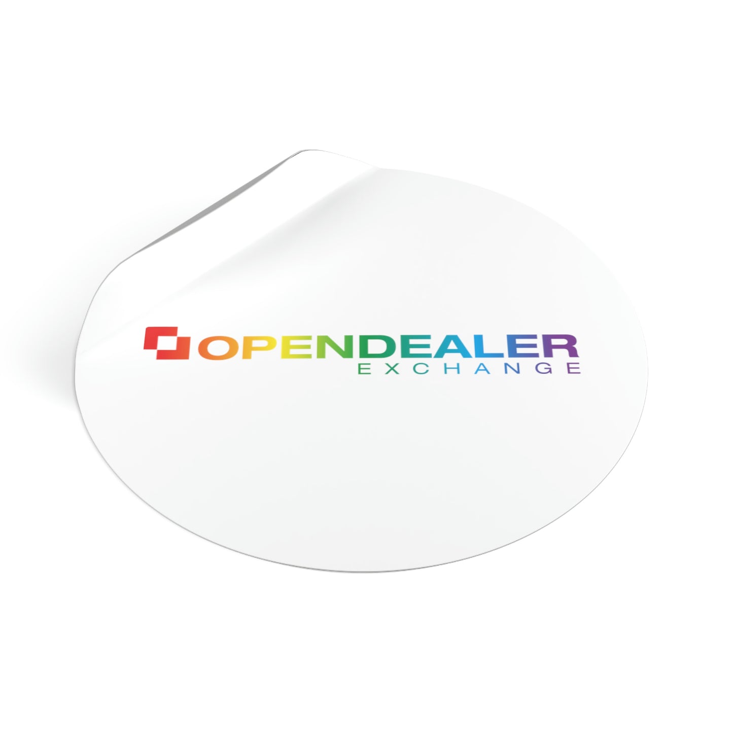 Round Vinyl Stickers - Pride