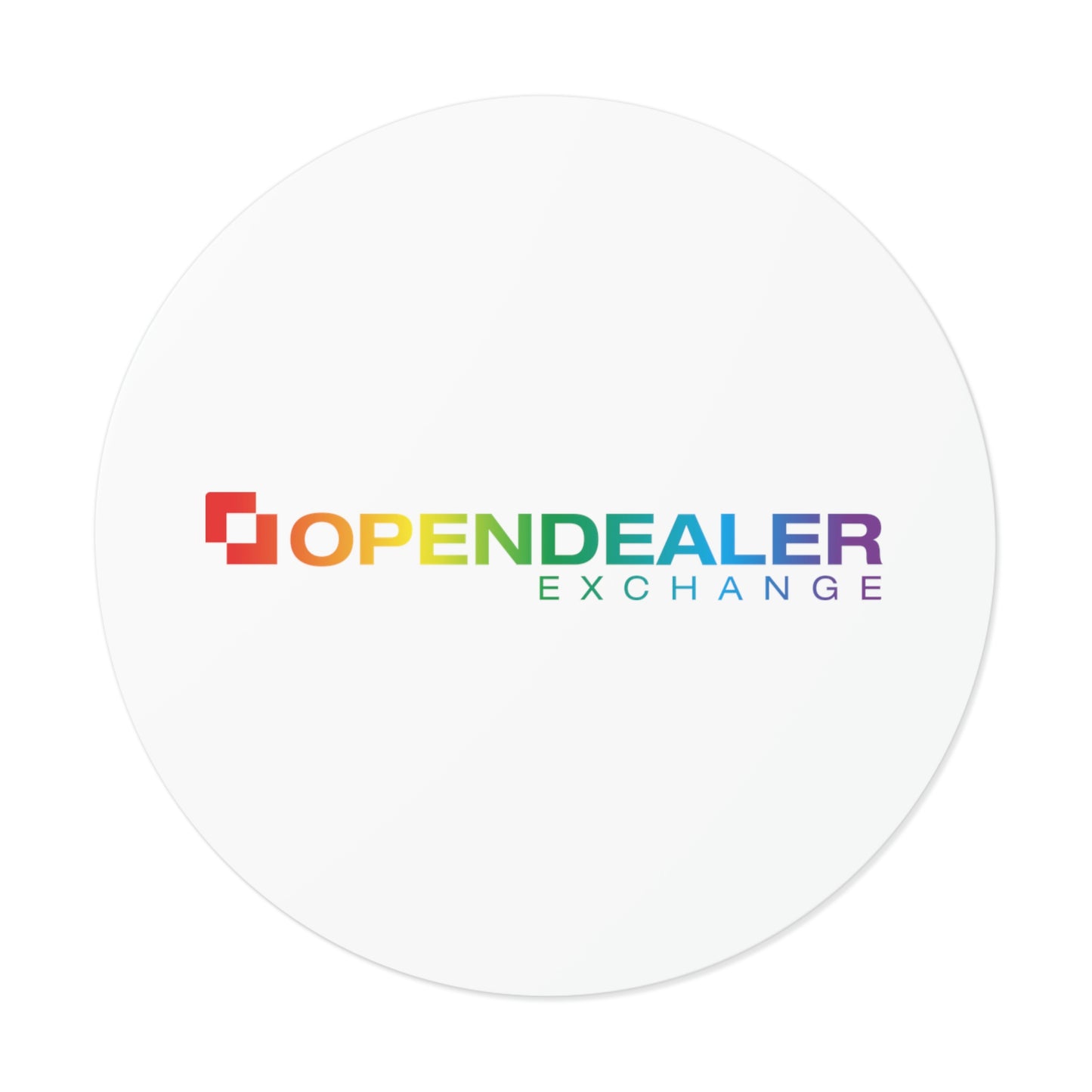 Round Vinyl Stickers - Pride