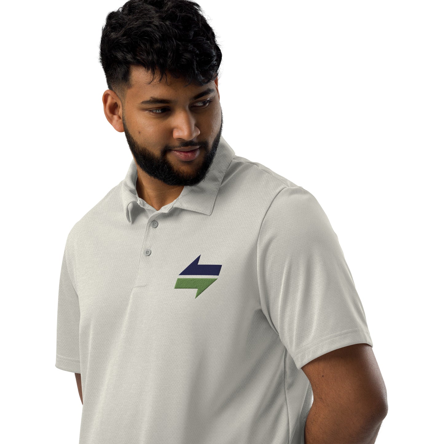 Adidas | Patterned Performance Polo - Deal Exchange (alternate logo)