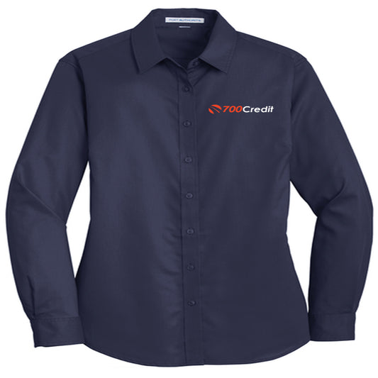 Port Authority® Women's SuperPro™ Twill Shirt - 700 Credit