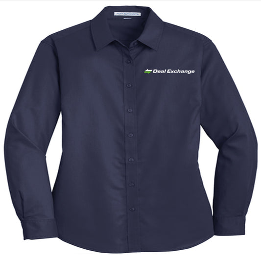 Port Authority® Women's SuperPro™ Twill Shirt - Deal Exchange