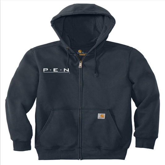 Carhartt ® Rain Defender ® Paxton Heavyweight Hooded Zip-Front Sweatshirt - PEN