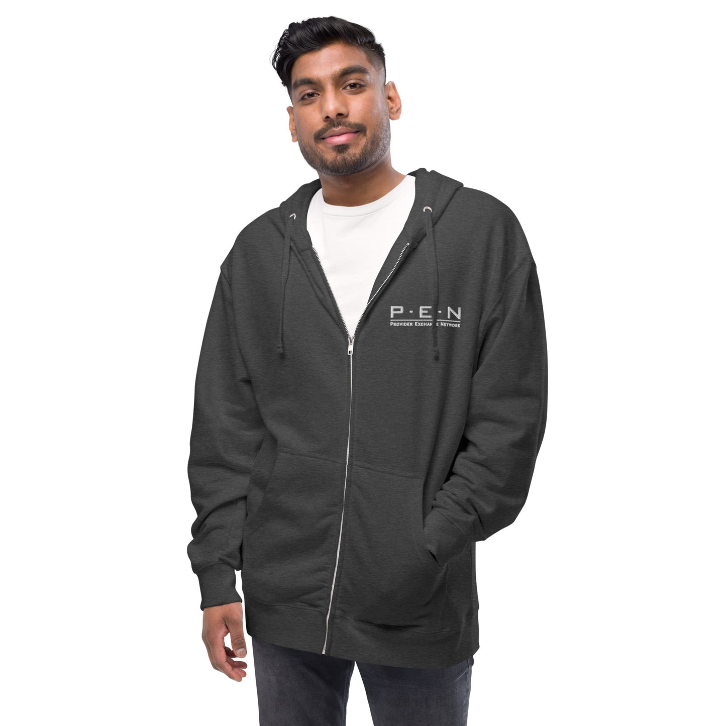 Independent Trading Co. | Unisex fleece zip up hoodie - Pen