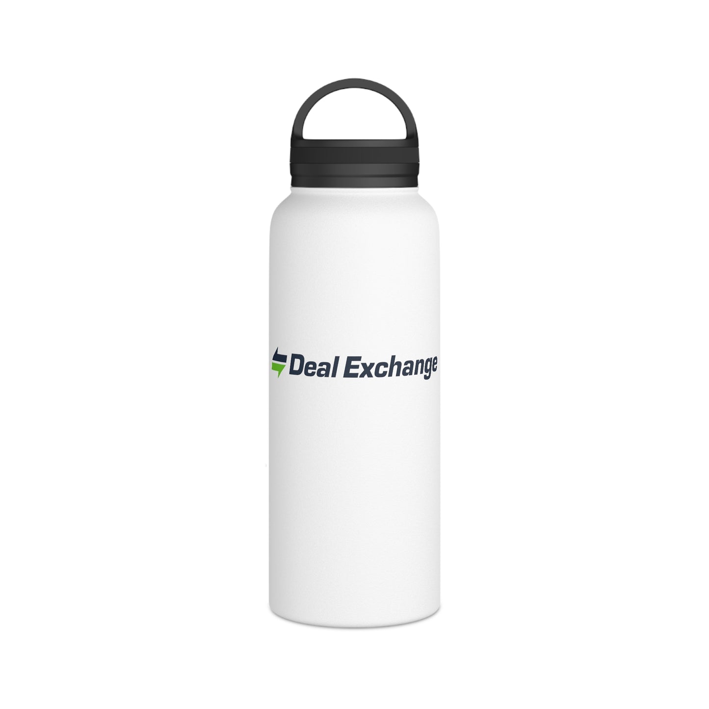 Stainless Steel Water Bottle, Handle Lid - Deal Exchange