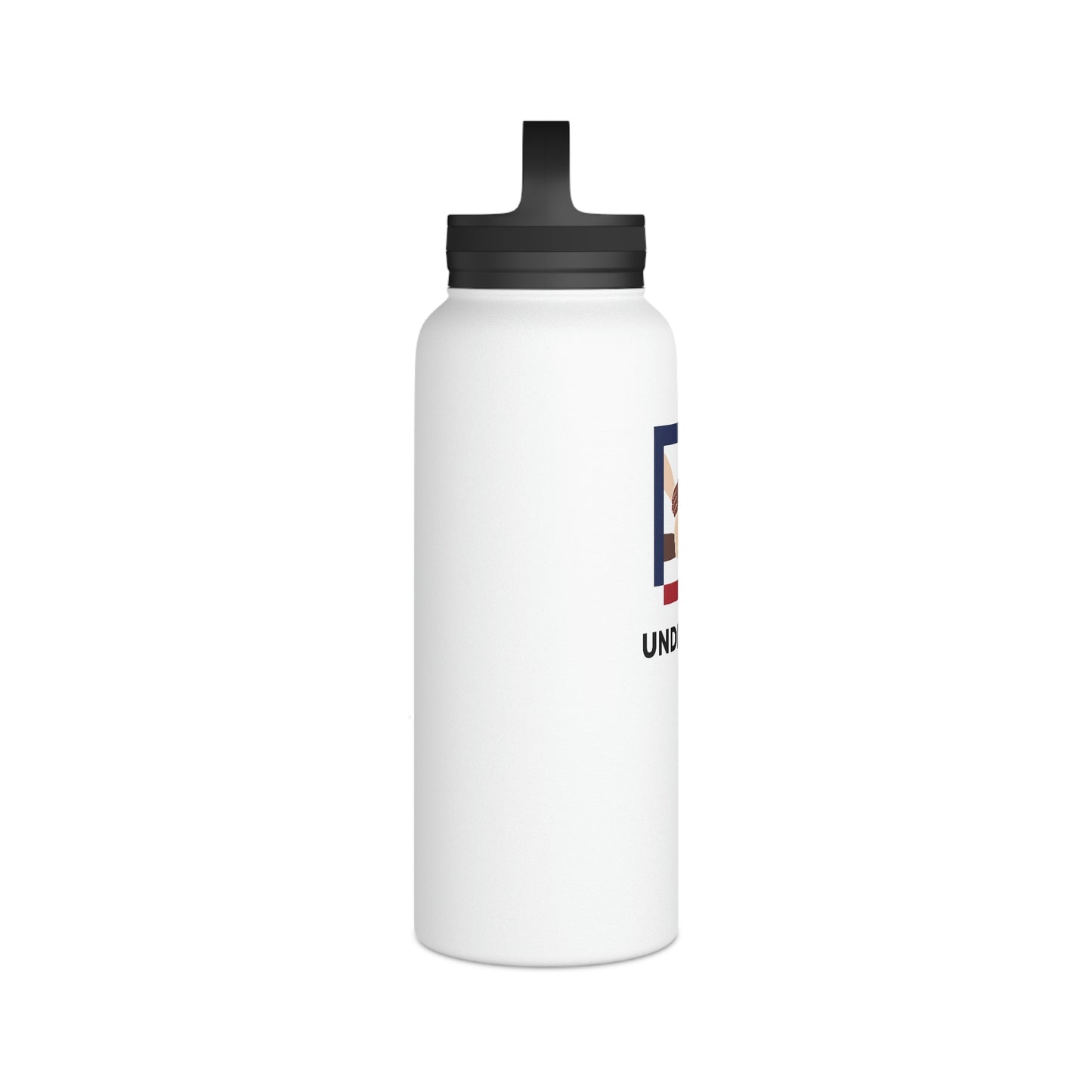 Stainless Steel Water Bottle, Handle Lid - Undivided