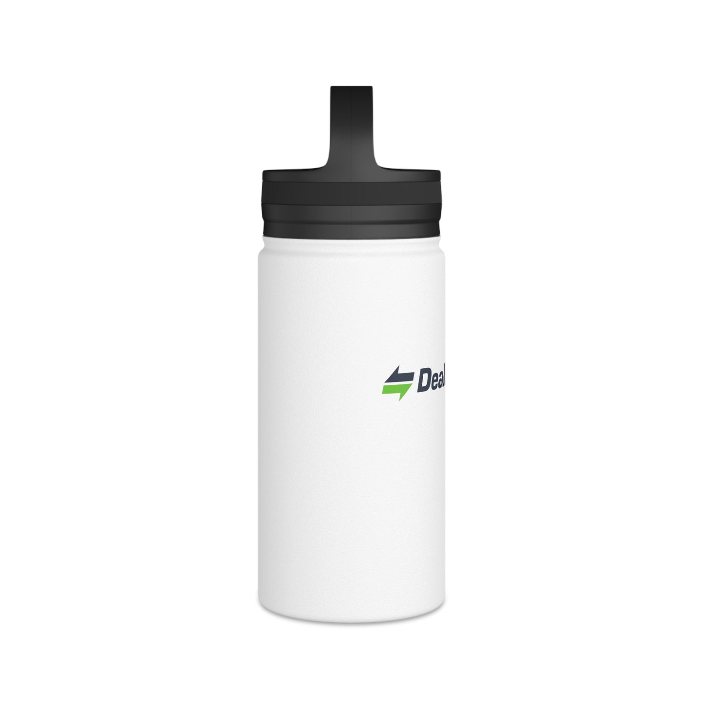 Stainless Steel Water Bottle, Handle Lid - Deal Exchange