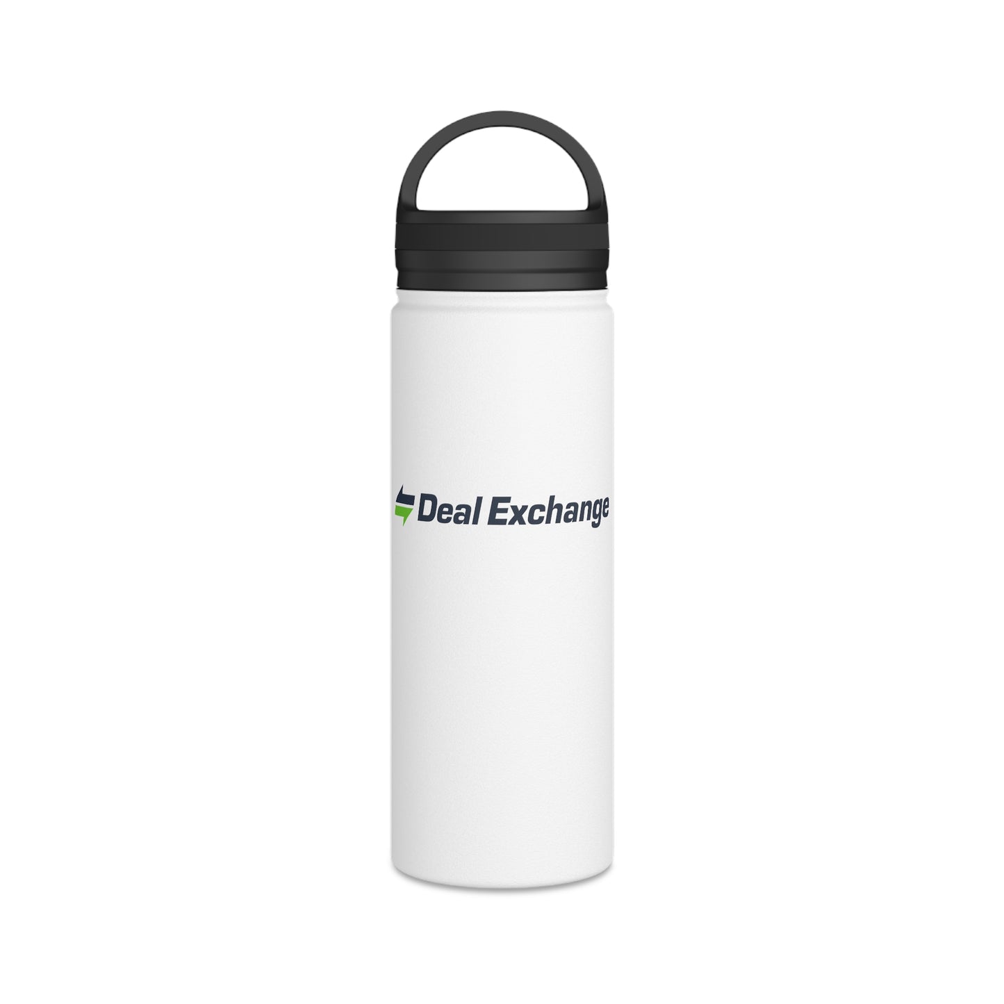 Stainless Steel Water Bottle, Handle Lid - Deal Exchange