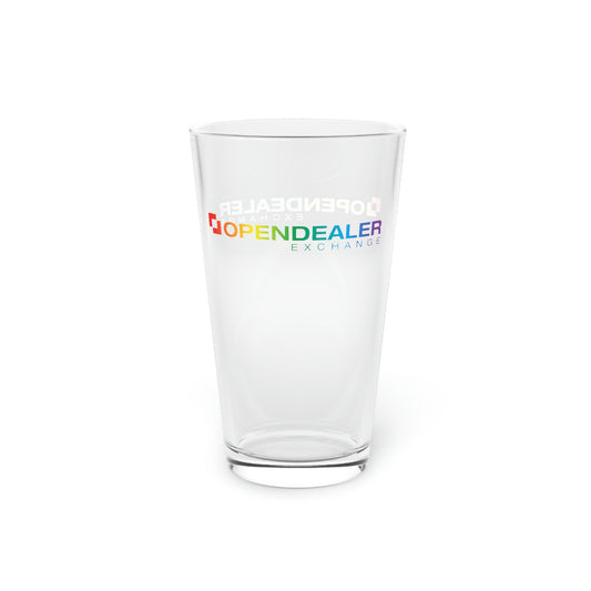 Pint Glass, 16oz - Pride