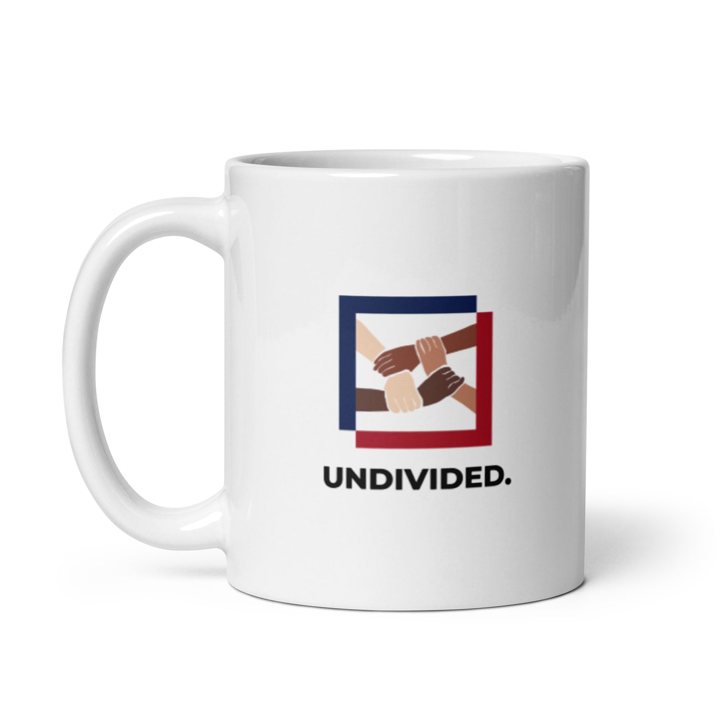 White glossy mug - Undivided.