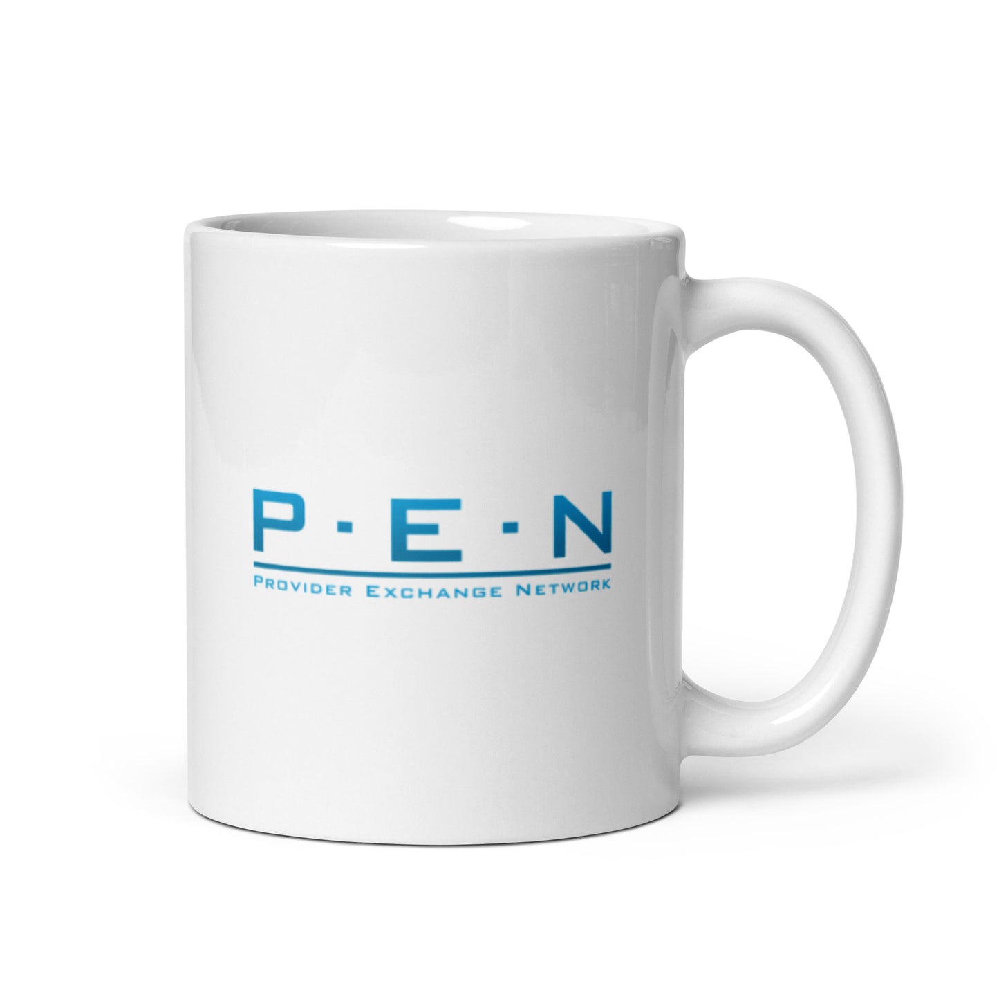 White glossy mug - Pen