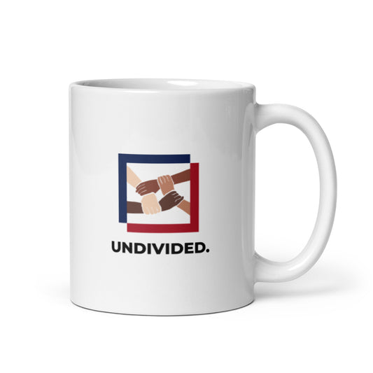 White glossy mug - Undivided.