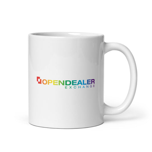 White glossy mug - Pride